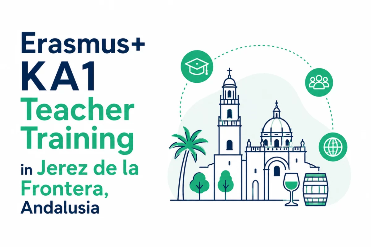 Teachers participating in an Erasmus+ KA1 training course in Jerez de la Frontera