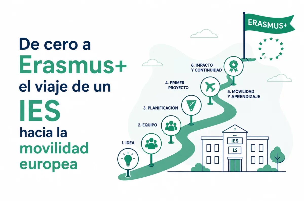 Profesores europeos en una sesión de Jobshadowing en un instituto de Cádiz